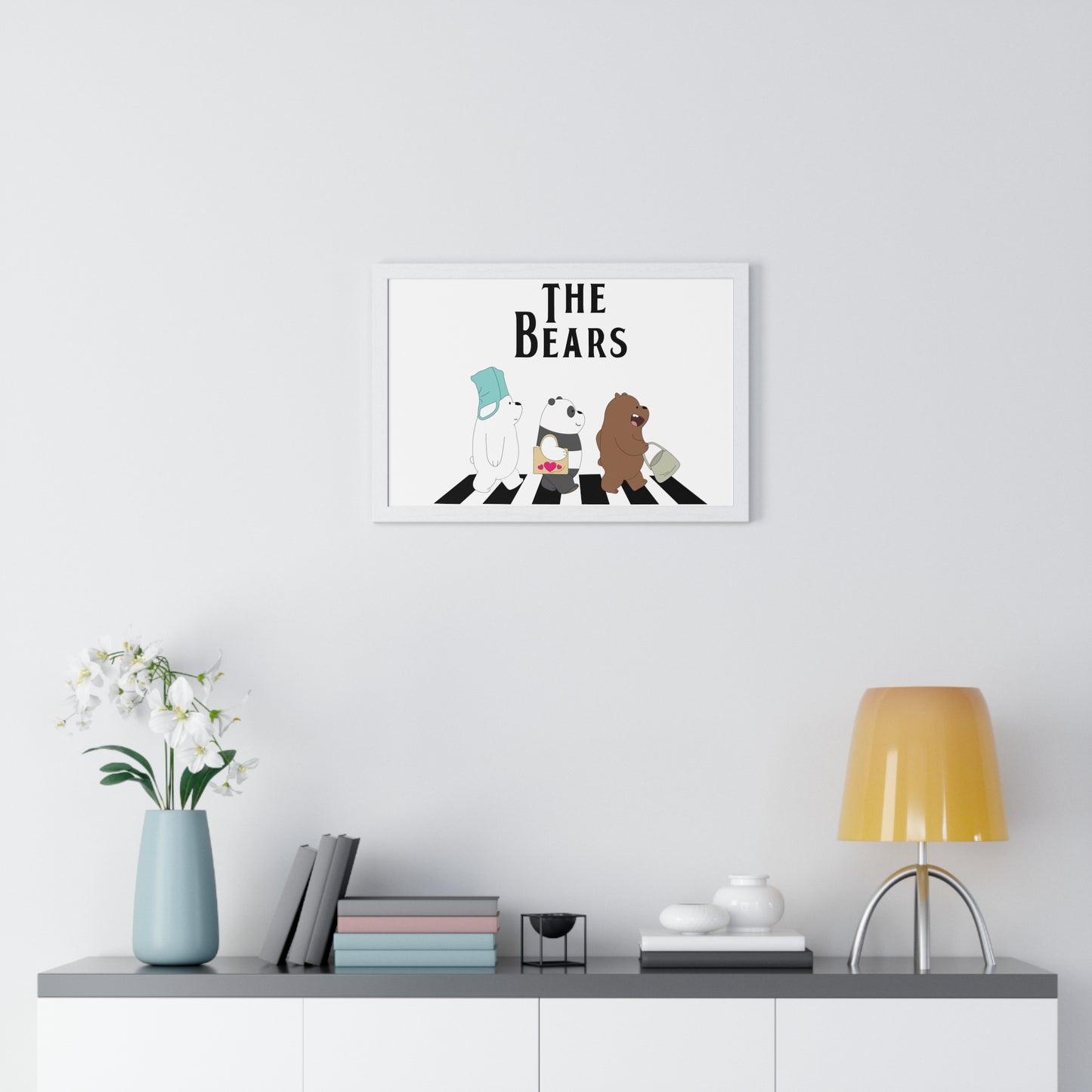 Adventue The Bears – Playful Bear Design Horizontal Framed Poster