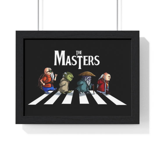 "The Masters" – Iconic Pop Culture Horizontal Framed Poster